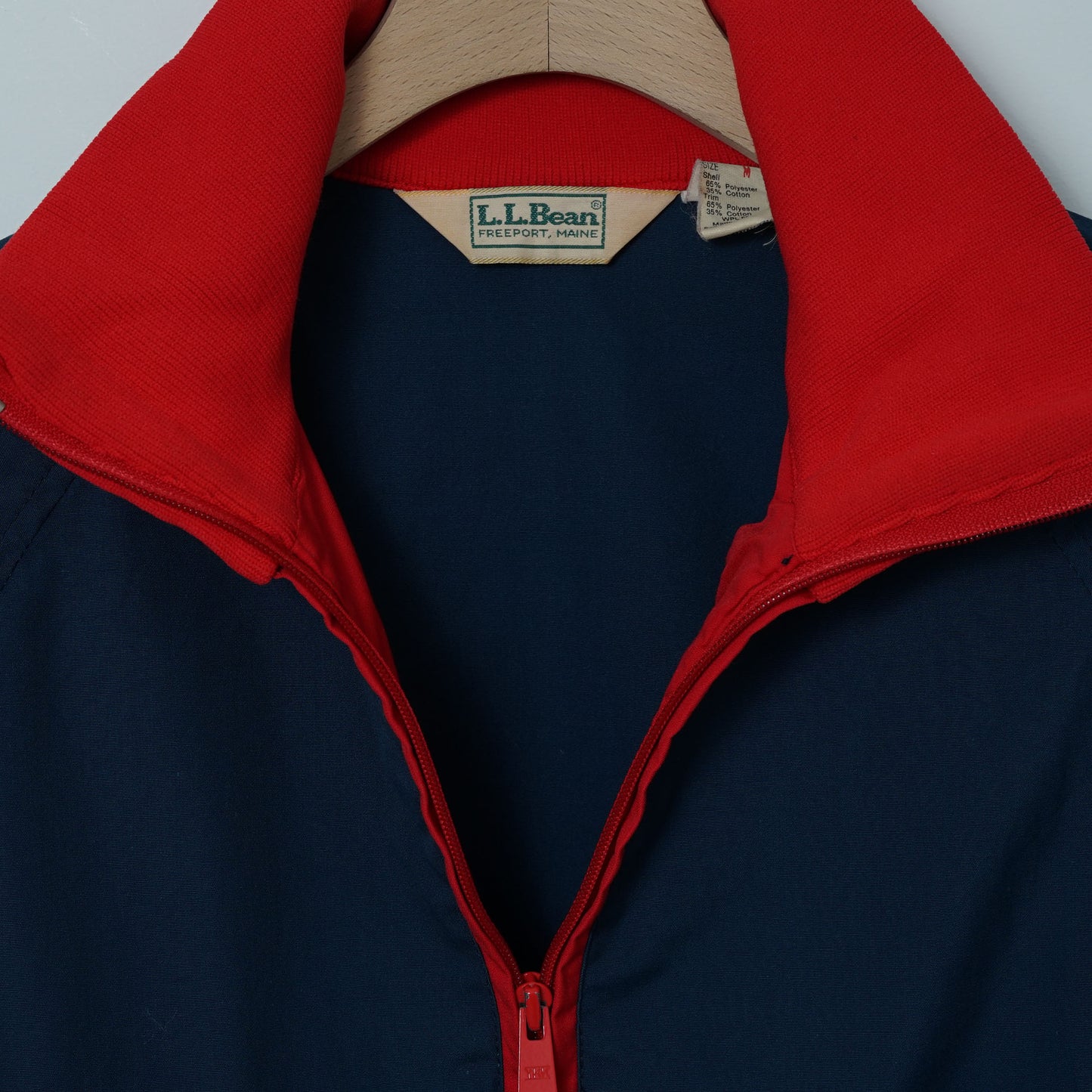 L.L.Bean Half-Zip Pullover Jacket / Late ’80s–Early ’90s (Made in USA)