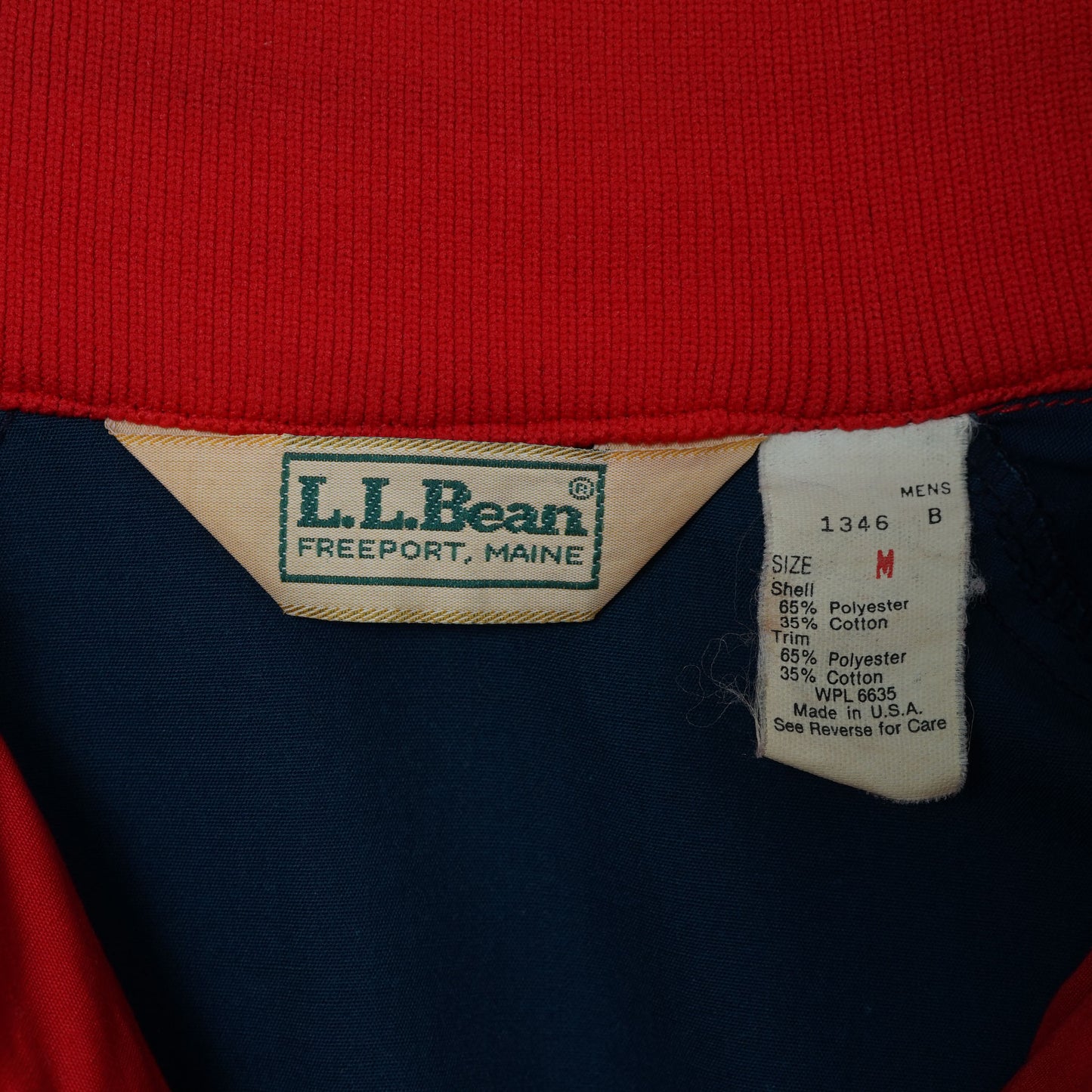 L.L.Bean Half-Zip Pullover Jacket / Late ’80s–Early ’90s (Made in USA)