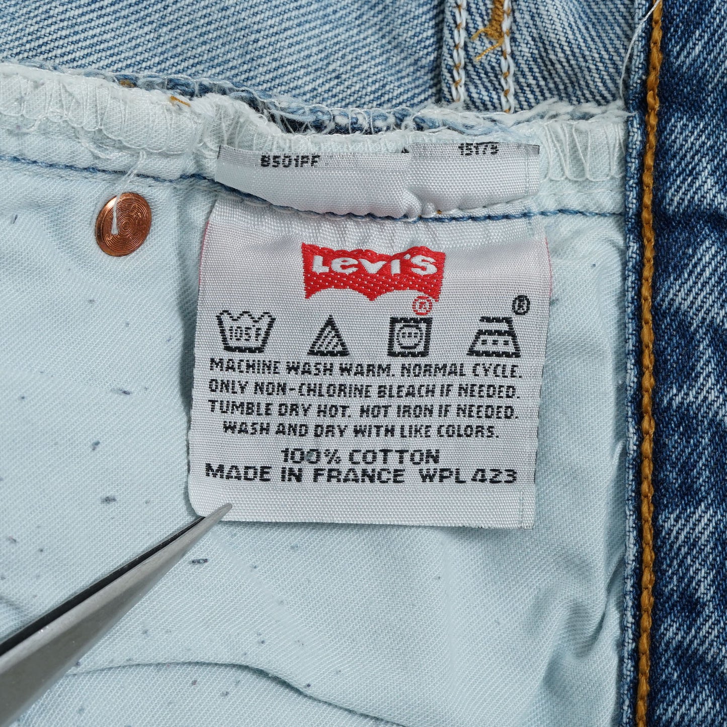 Levi’s 5 Pocket Denim Pants / Late'90s (Made in France)
