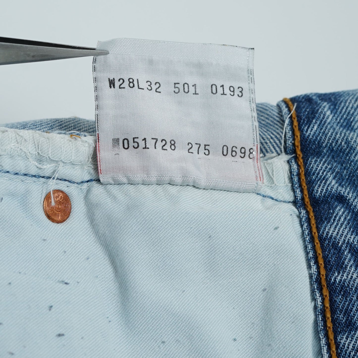 Levi’s 5 Pocket Denim Pants / Late'90s (Made in France)