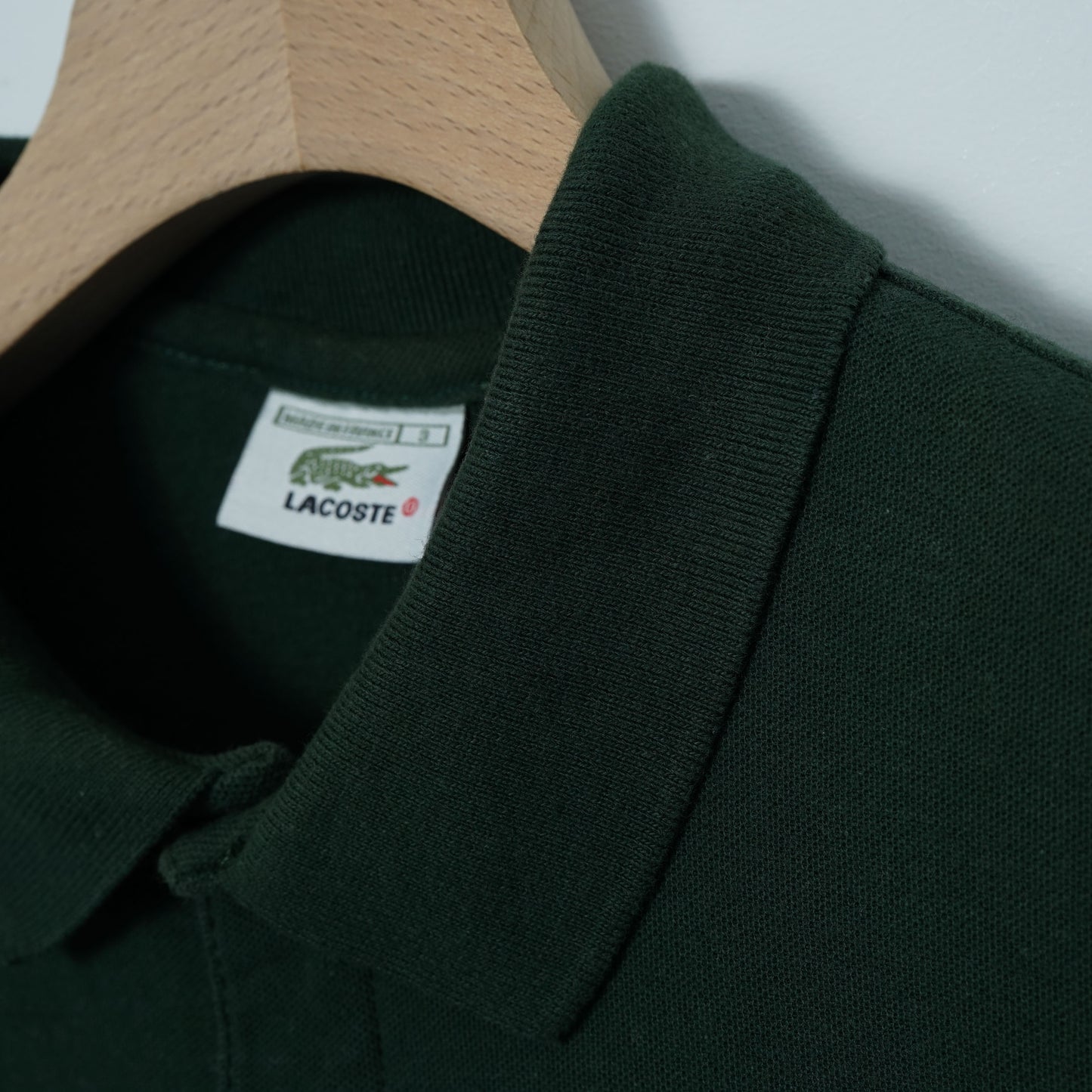 Lacoste Cotton Pique Polo Shirt / Early '90s-Late '90s (Made in France)
