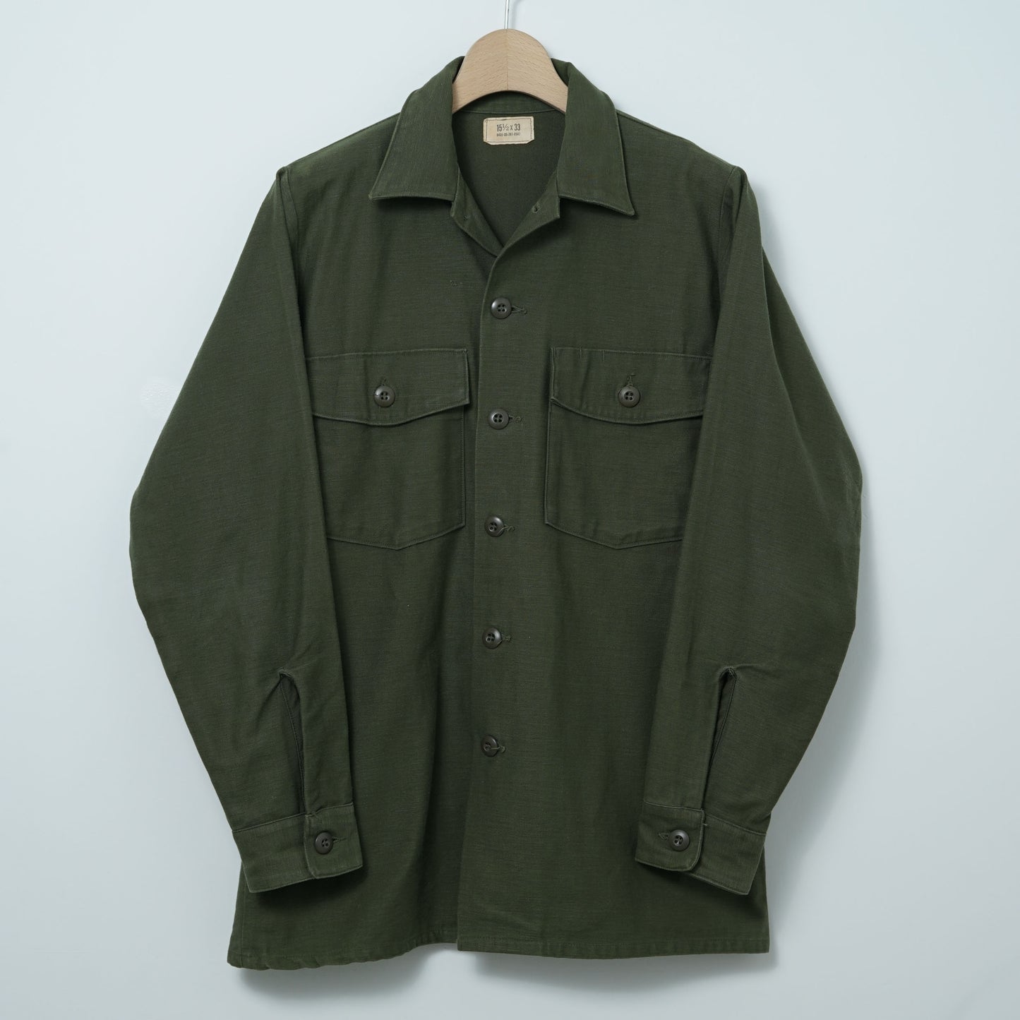 U.S. Military OG-107 Utility Shirt / Mid ’70s-Late '70s (Made in USA)