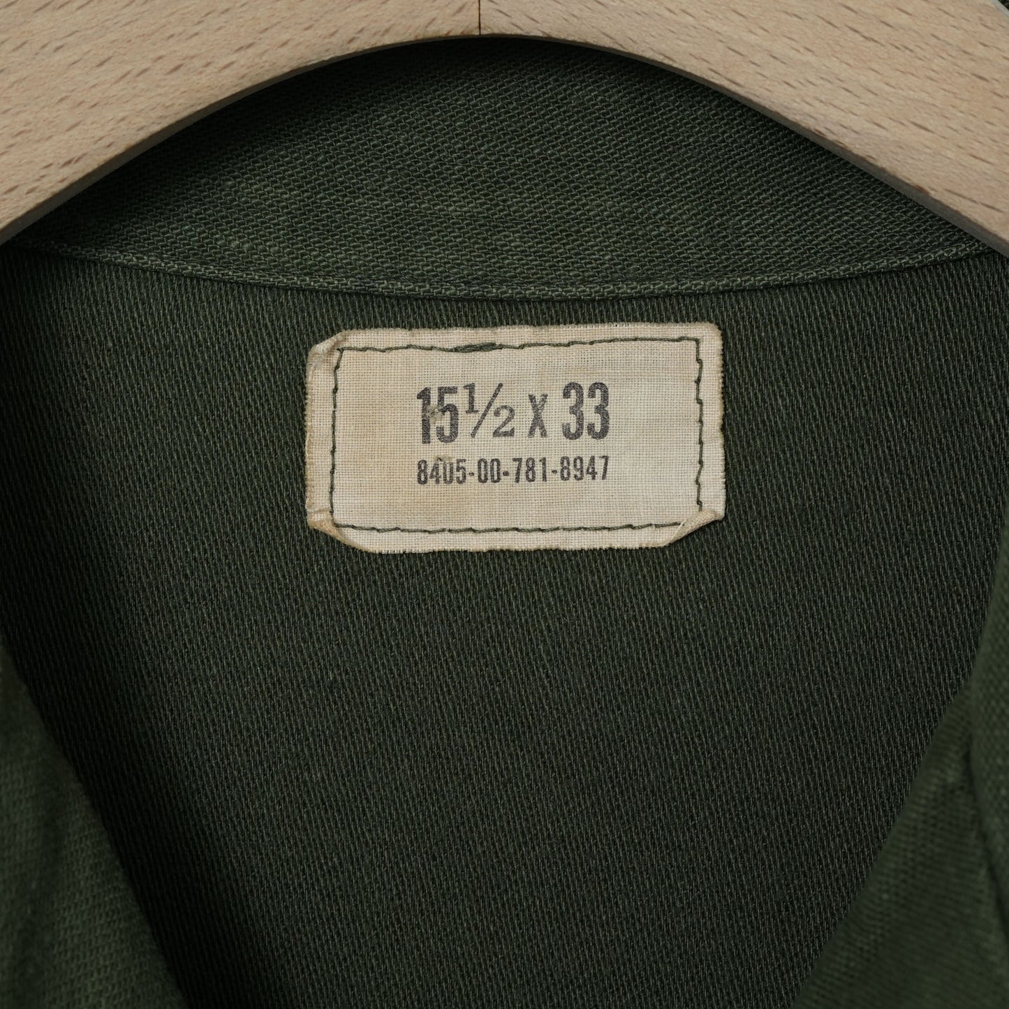 U.S. Military OG-107 Utility Shirt / Mid ’70s-Late '70s (Made in USA)