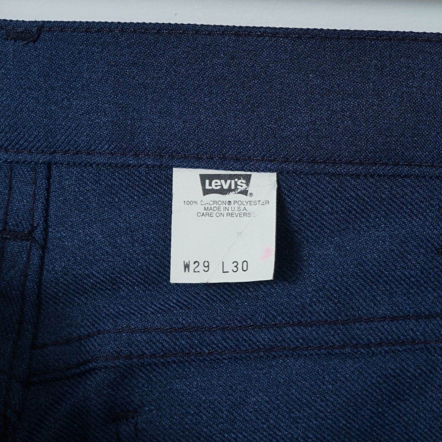 Levi’s Polyester Slacks Pants / Late ’80s–Early ’90s (Made in USA)