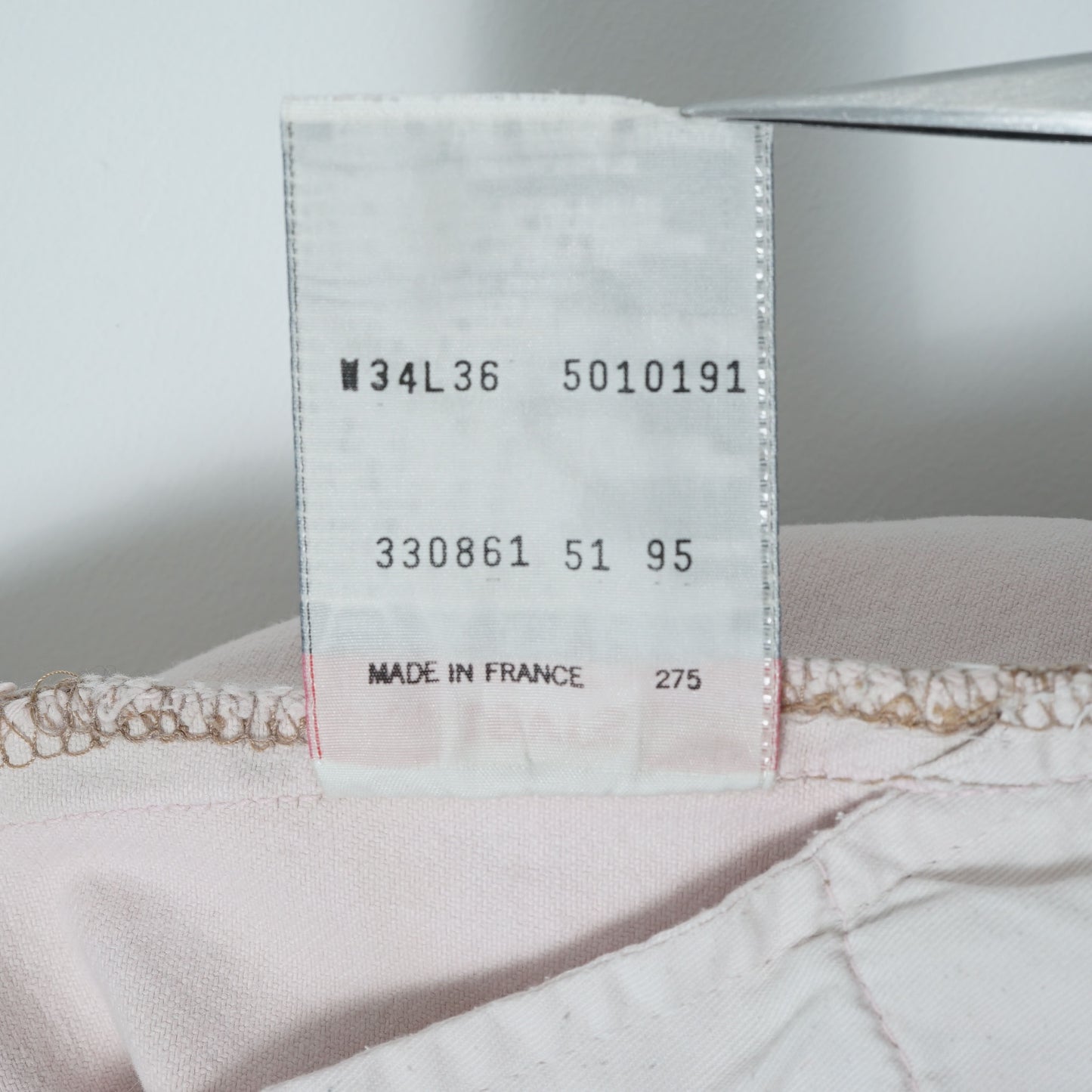 Levi’s 5 Pocket White Denim Pants / Mid '90s (Made in France)