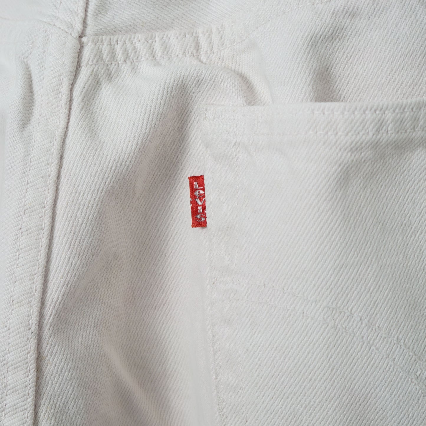 Levi’s 5 Pocket White Denim Pants / Mid '90s (Made in France)