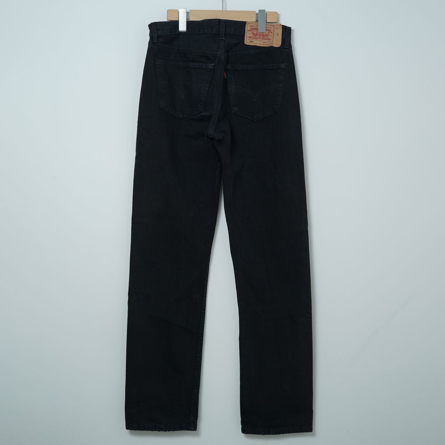 Levi’s 5 Pocket Black Denim Pants / Mid '90s (Made in UK)