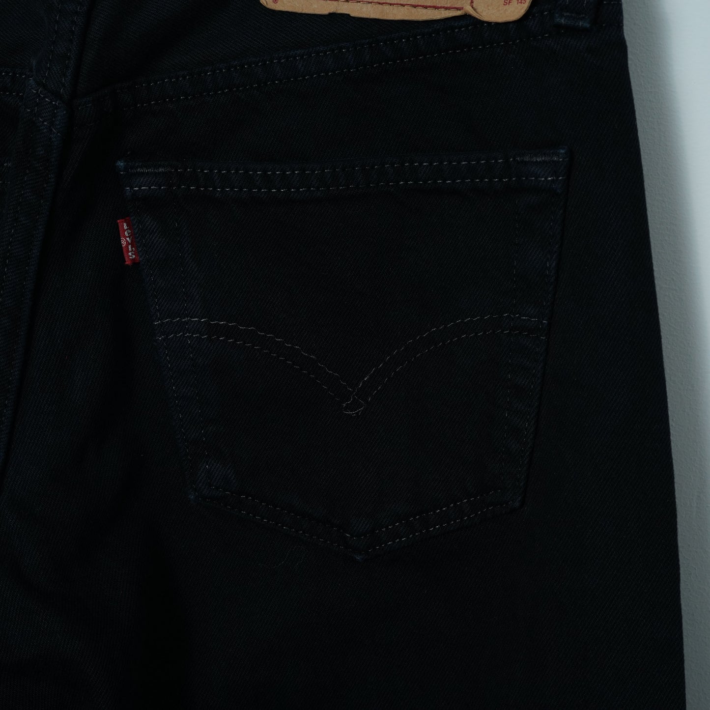 Levi’s 5 Pocket Black Denim Pants / Mid '90s (Made in UK)