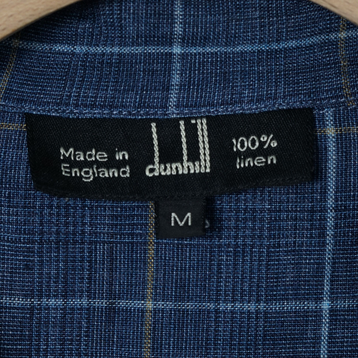 Dunhill Linen Check Shirt / Early ’90s-Mid '90s (Made in England)