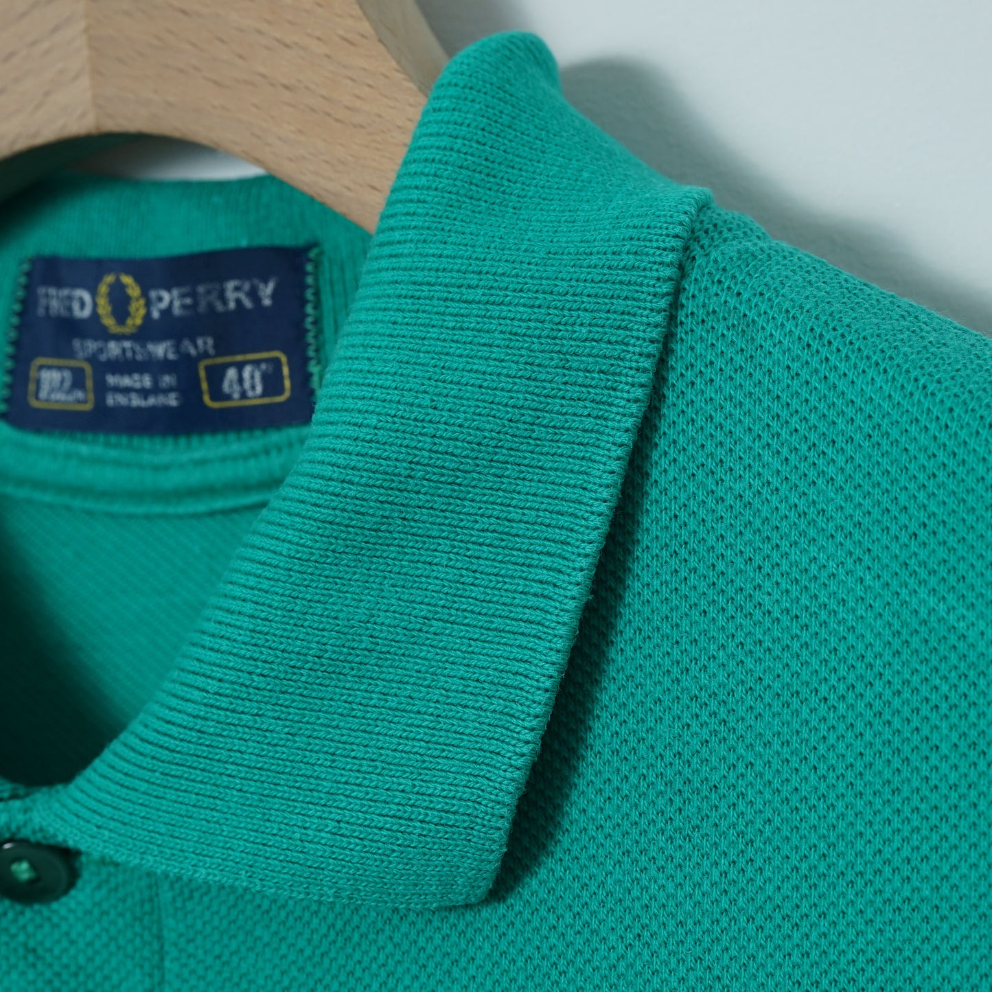 Fred Perry Cotton Pique Polo Shirt / Late ’80s-Early '90s (Made in England)