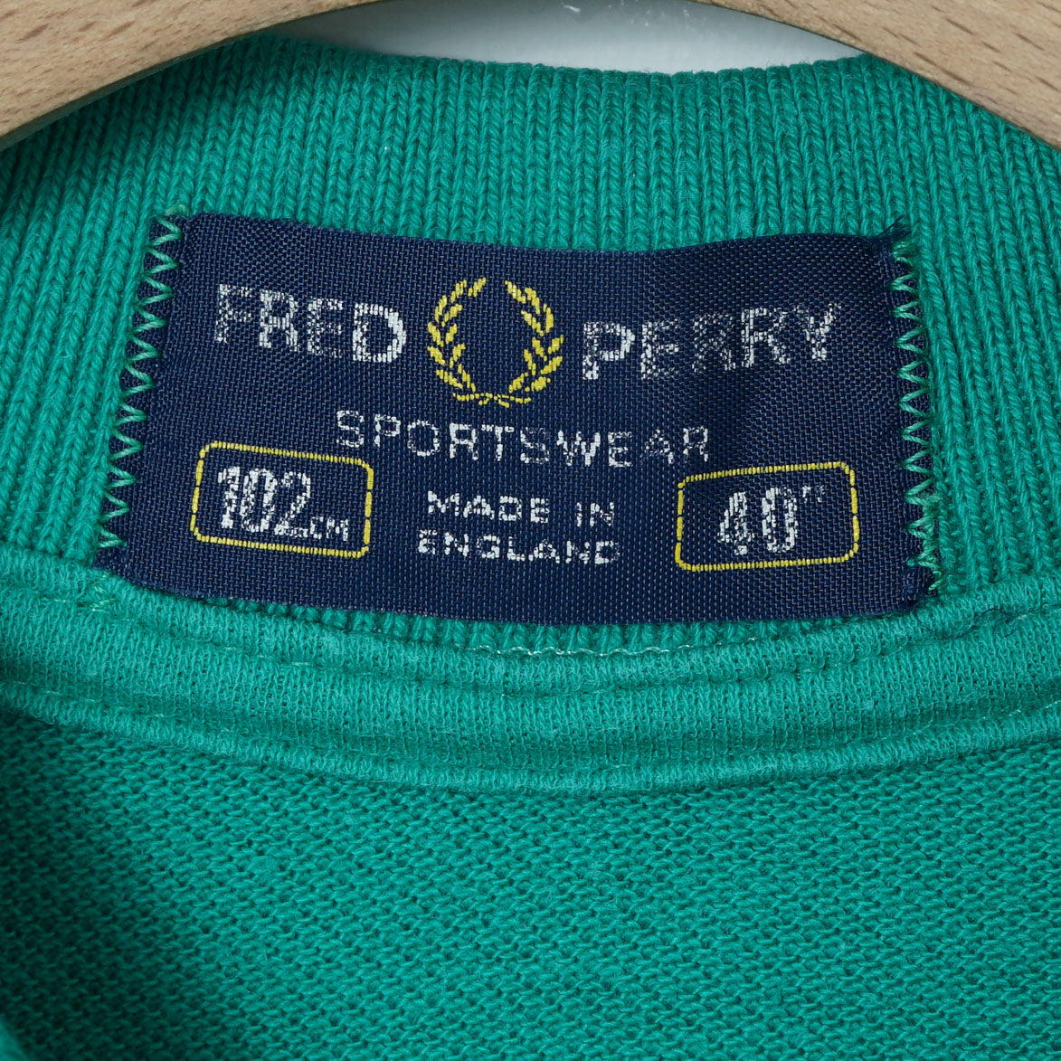 Fred Perry Cotton Pique Polo Shirt / Late ’80s-Early '90s (Made in England)