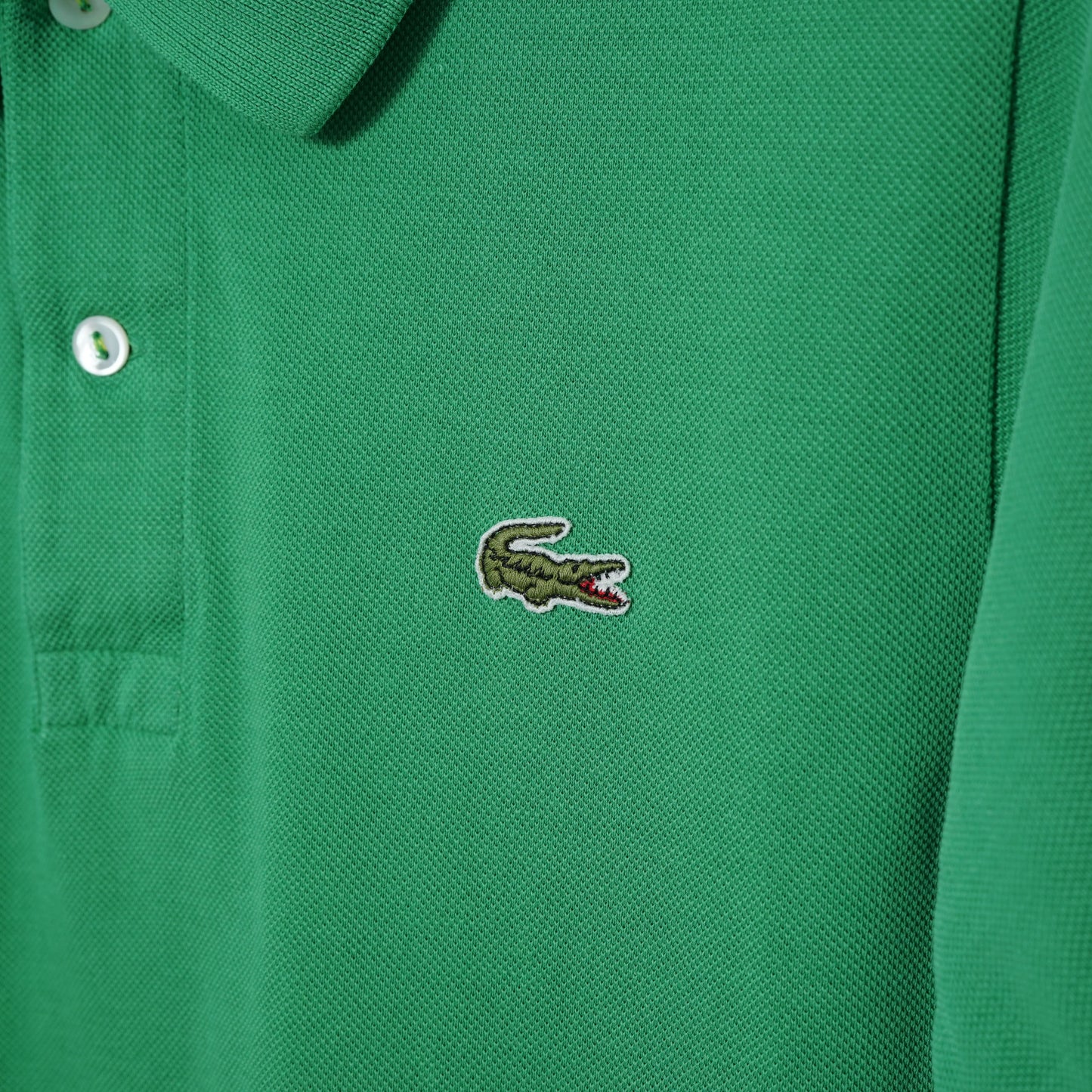 Chemise Lacoste Cotton Pique Polo Shirt / Late ’80s-Early '90s (Made in France)
