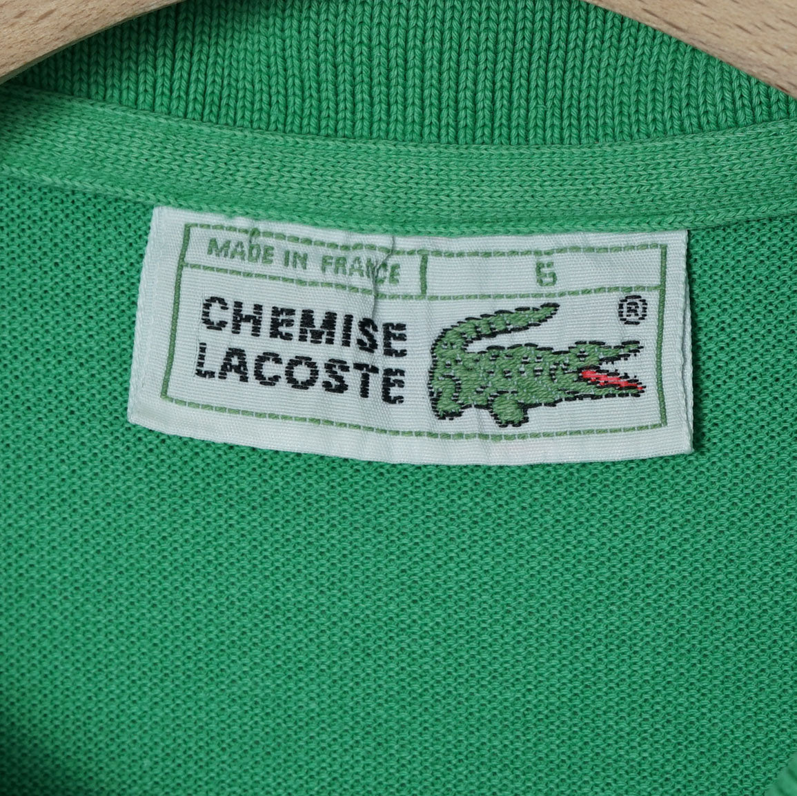 Chemise Lacoste Cotton Pique Polo Shirt / Late ’80s-Early '90s (Made in France)