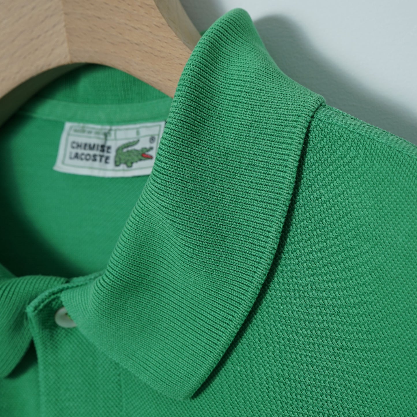Chemise Lacoste Cotton Pique Polo Shirt / Late ’80s-Early '90s (Made in France)