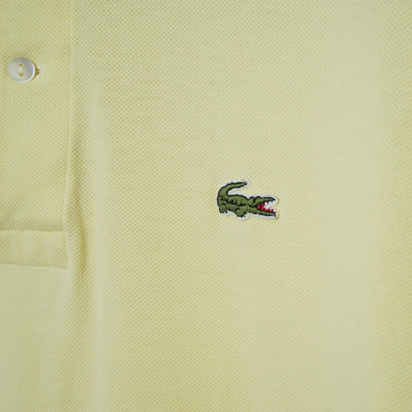 Chemise Lacoste Cotton Pique Polo Shirt / Late ’80s-Early '90s (Made in France)