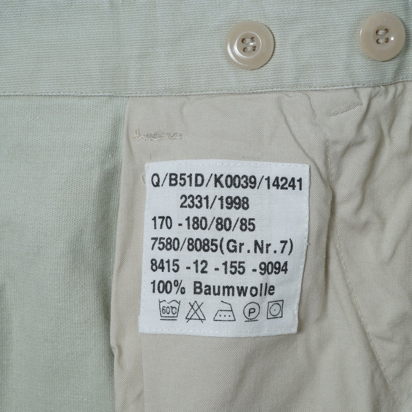 German Military Cargo Trousers / Late ’90s-Early '00s (Made in Germany)