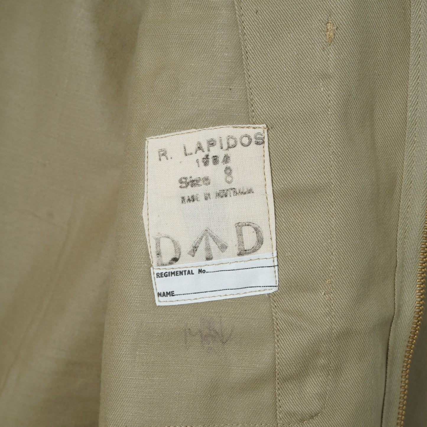 Australian Military Women’s Military Jacket / Mid ’80s (Made in Australia)