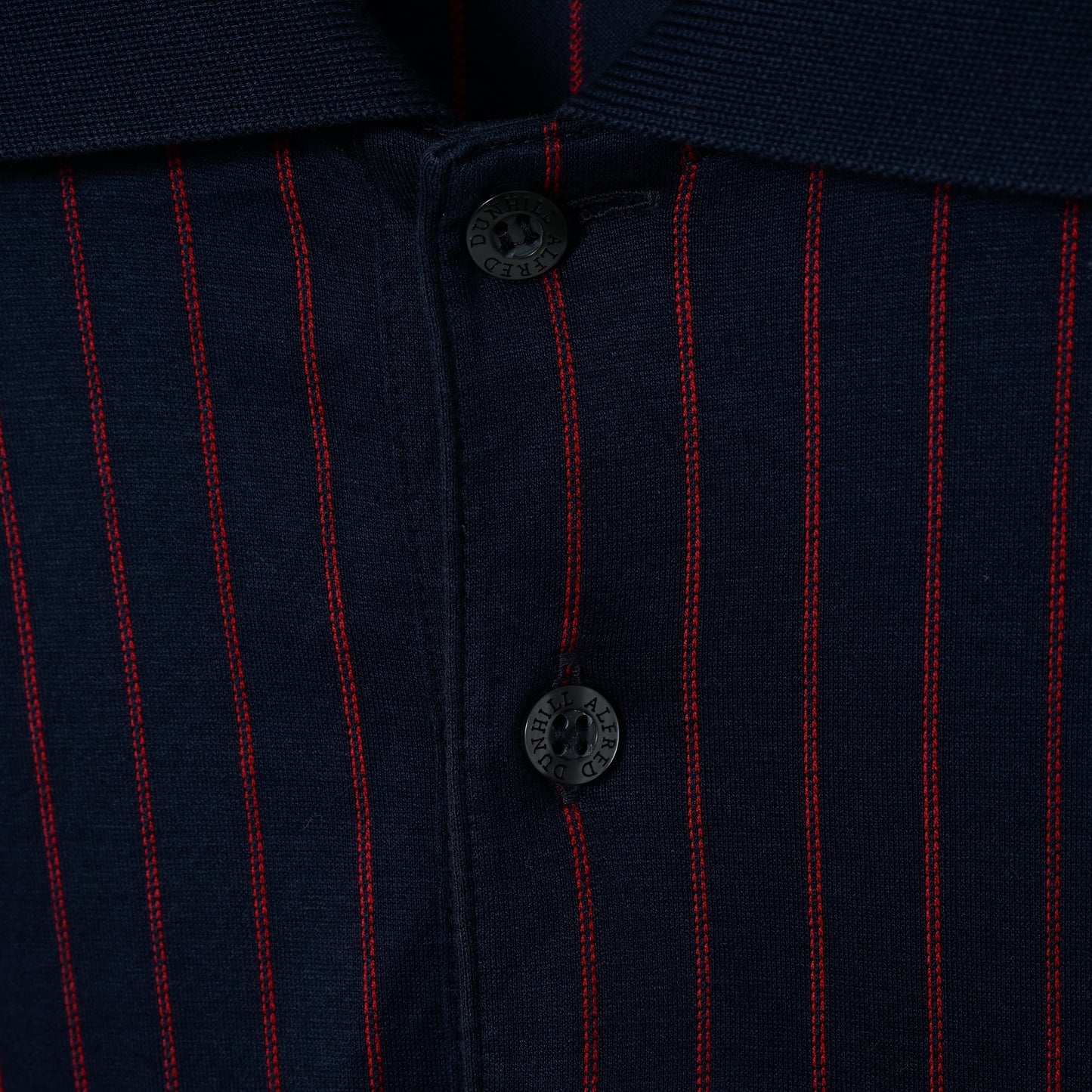 Dunhill Cotton Stripe Polo Shirt / Late ’90s-Early '00s (Made in Italy)