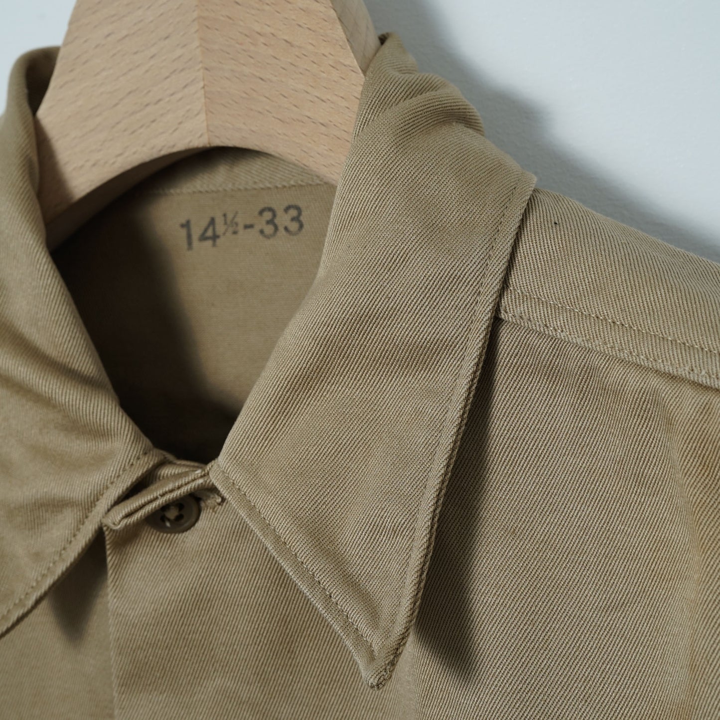 WWII Naval Clothing Depot Khaki Shirt / Early ’40s-Mid '40s (Made in USA)