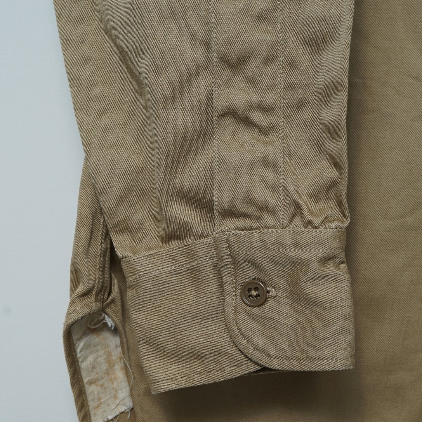 WWII Naval Clothing Depot Khaki Shirt / Early ’40s-Mid '40s (Made in USA)
