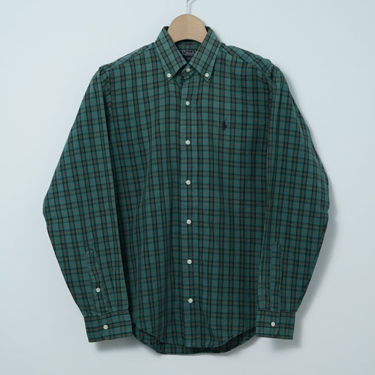 Polo by Ralph Lauren Cotton Check Shirt / Late ’90s-Early '00s (Made in USA)