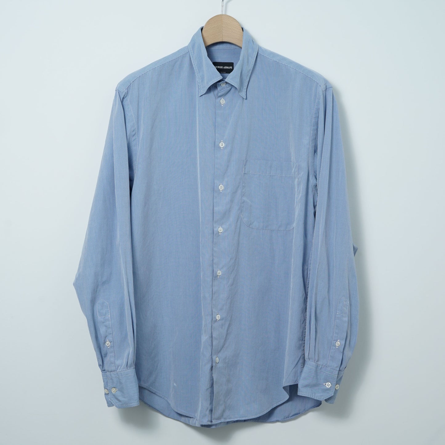 Giorgio Armani Cotton Stripe Shirt / Late ’90s-Early '00s (Made in Italy)