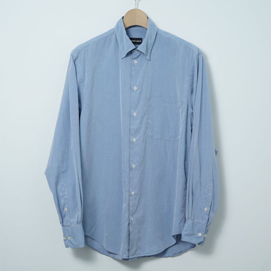 Giorgio Armani Cotton Stripe Shirt / Late ’90s-Early '00s (Made in Italy)