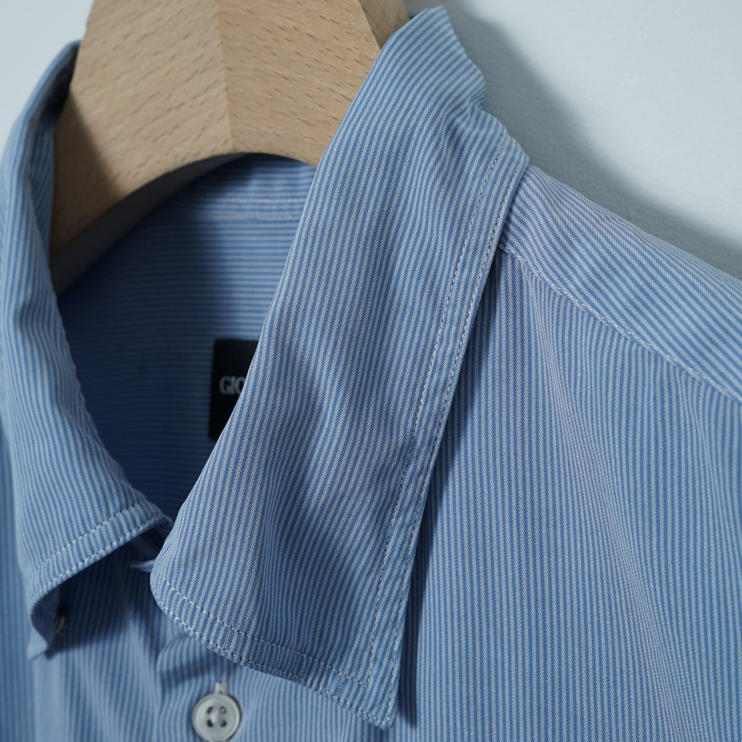 Giorgio Armani Cotton Stripe Shirt / Late ’90s-Early '00s (Made in Italy)