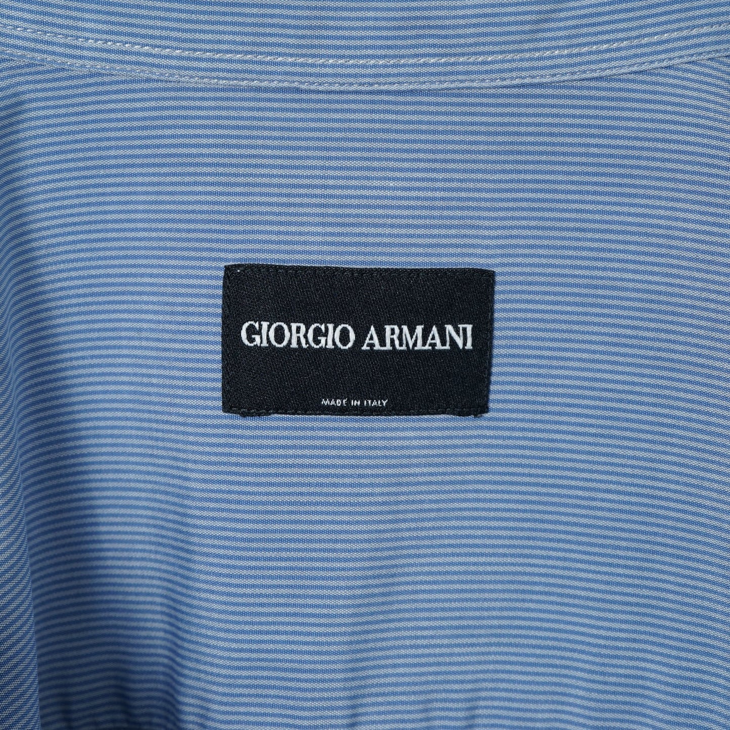 Giorgio Armani Cotton Stripe Shirt / Late ’90s-Early '00s (Made in Italy)