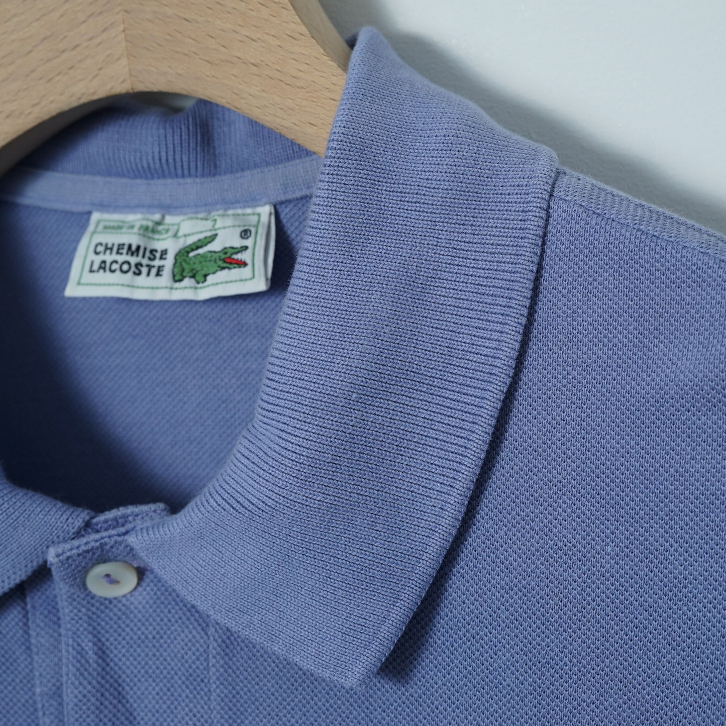 Chemise Lacoste Cotton Pique Polo Shirt / Late ’80s-Early '90s (Made in France)