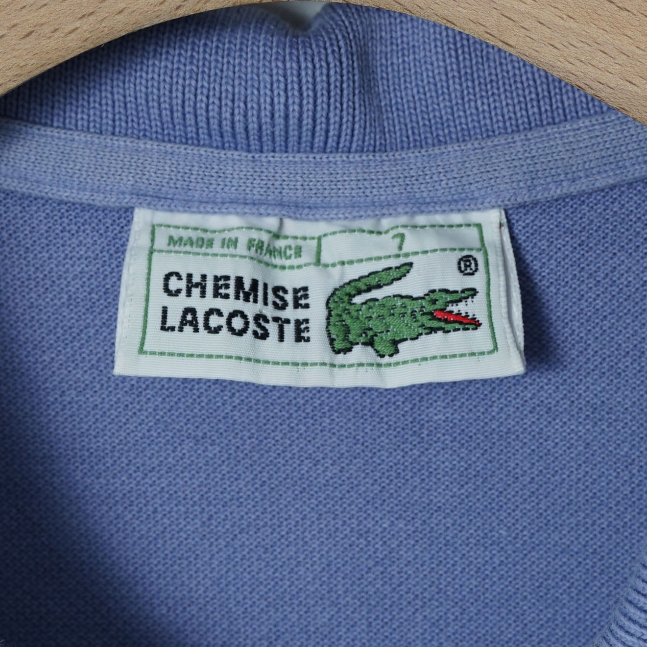 Chemise Lacoste Cotton Pique Polo Shirt / Late ’80s-Early '90s (Made in France)