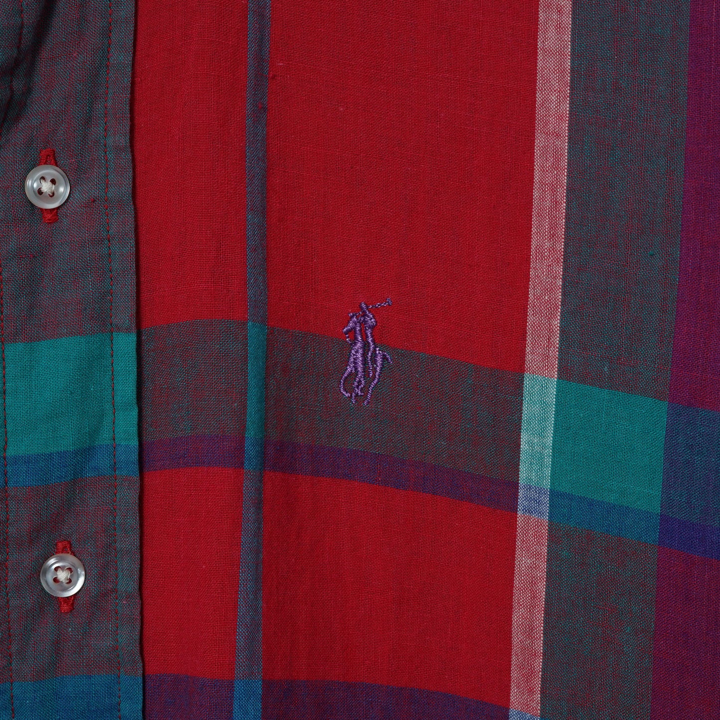 Polo by Ralph Lauren Cotton Check Shirt / Late ’90s-Early '00s (Made in USA)