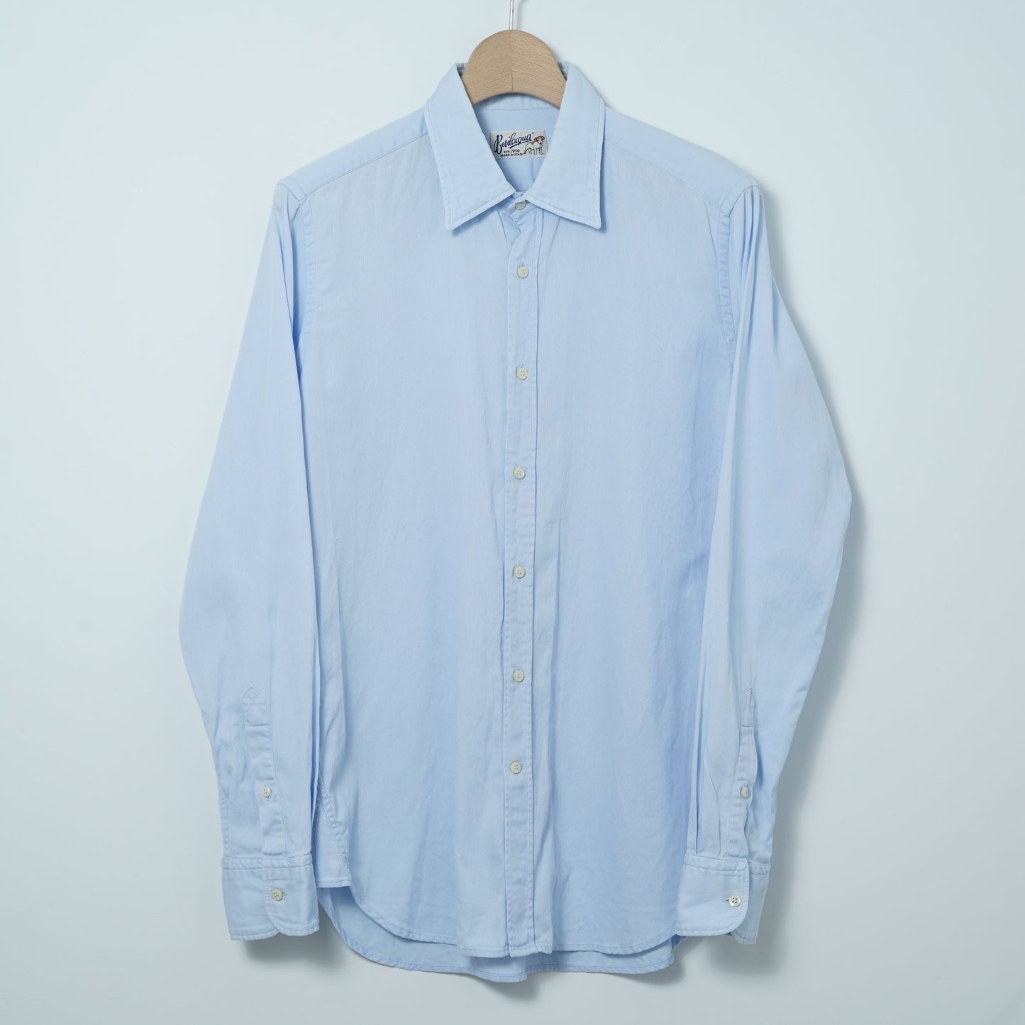 Bevilacqua Cotton Stripe Shirt / Late ’10s-Early '20s (Made in Italy)