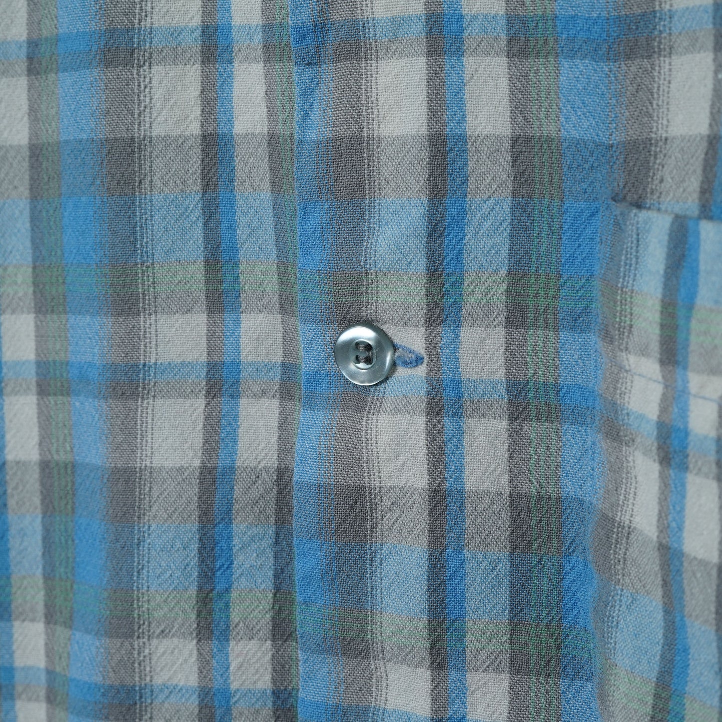 Pendleton Open Collar Wool Check Shirt / Late ’60s–Early ’70s (Made in USA)