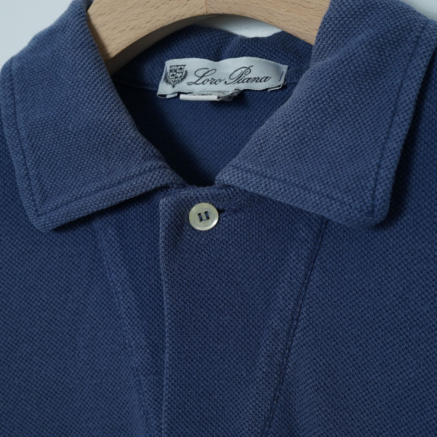 Loro Piana Cotton Pique Polo Shirt / Late ’90s-Early '00s (Made in Italy)