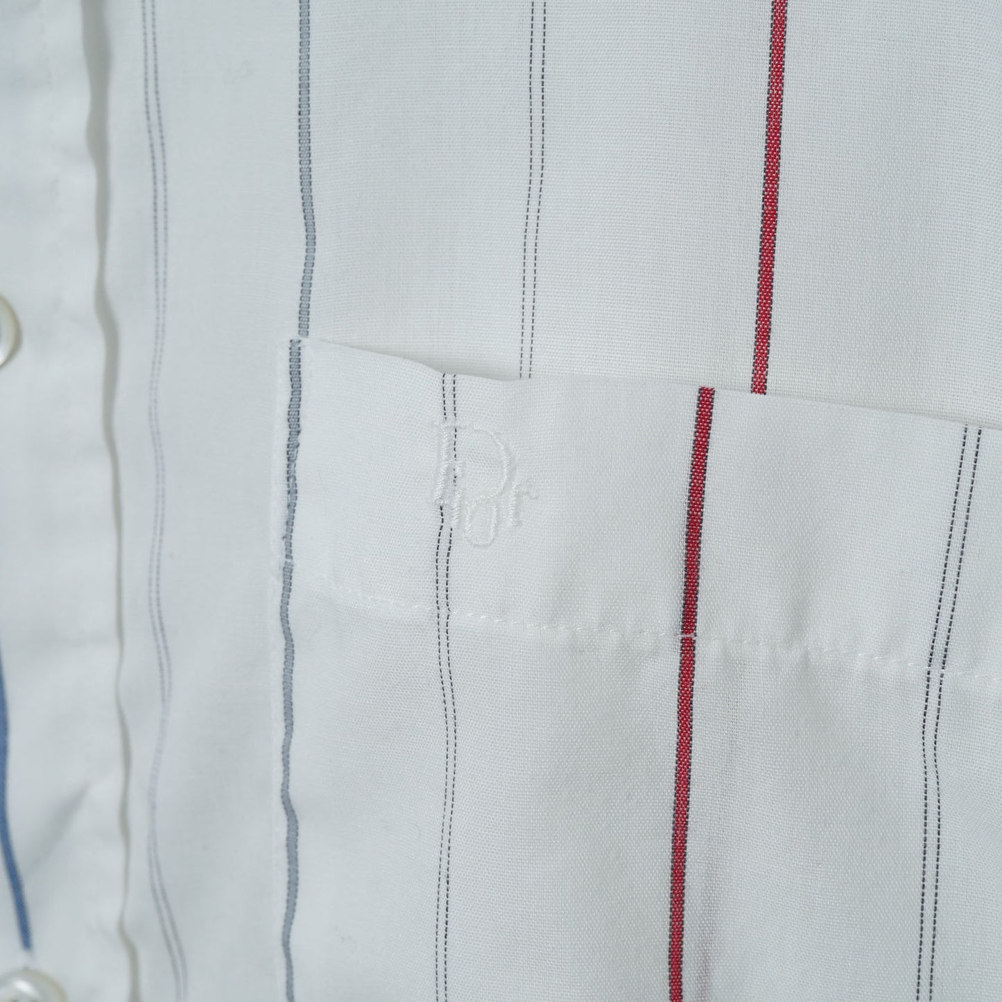 Christian Dior Stripe Dress Shirt / Late ’80s-Early '90s (Made in USA)