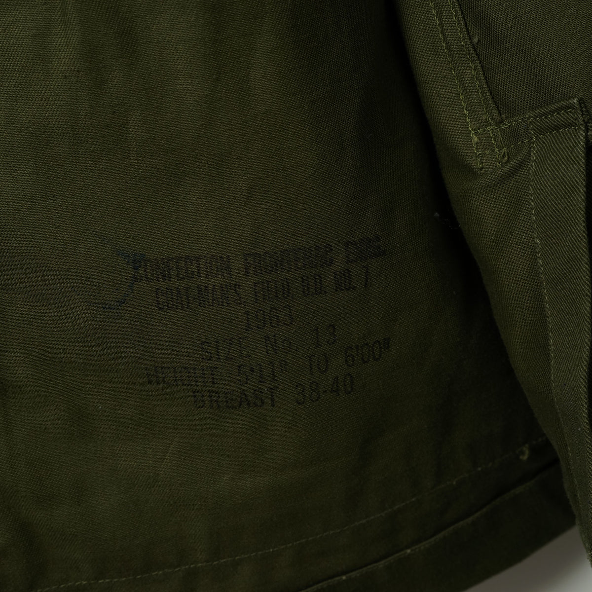 Canadian Army Field Coat / Early ’60s-Mid ’70s (Made in USA)