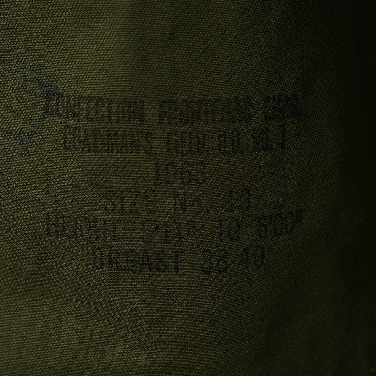 Canadian Army Field Coat / Early ’60s-Mid ’70s (Made in USA)