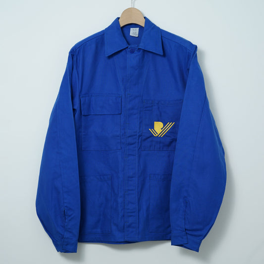 French Work Jacket with Company Embroidery / Late ’80s-Early ’90s (Made in France)