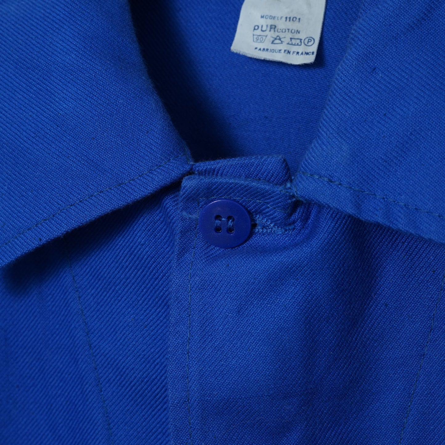 French Work Jacket with Company Embroidery / Late ’80s-Early ’90s (Made in France)