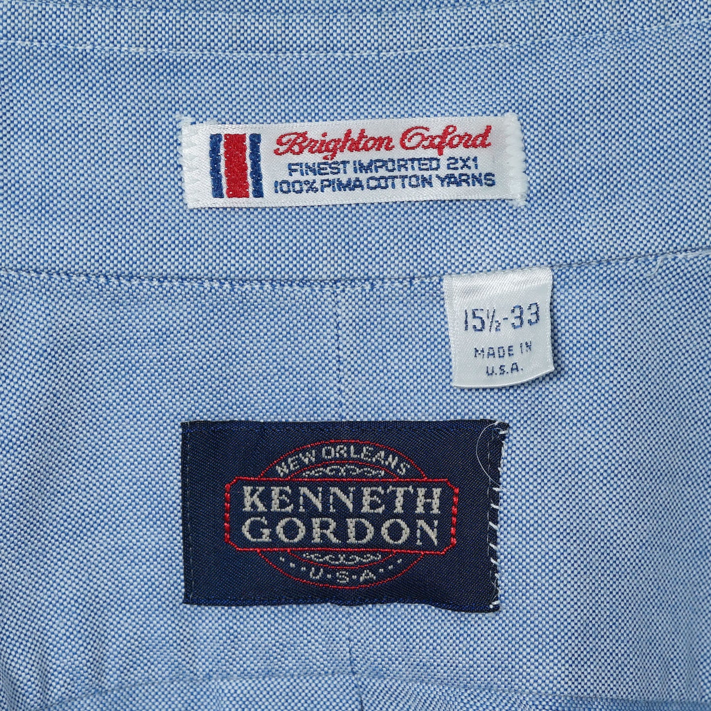 Kenneth Gordon Cotton Oxford BD Shirt / Early ’90s-Mid '90s (Made in USA)