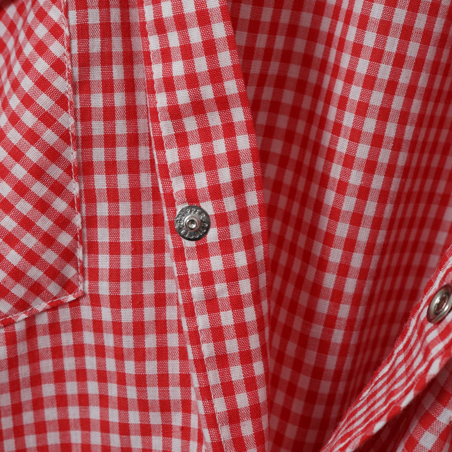 Wrangler Gingham Check Western Shirt / Late ’70s-Early '80s (Made in USA)