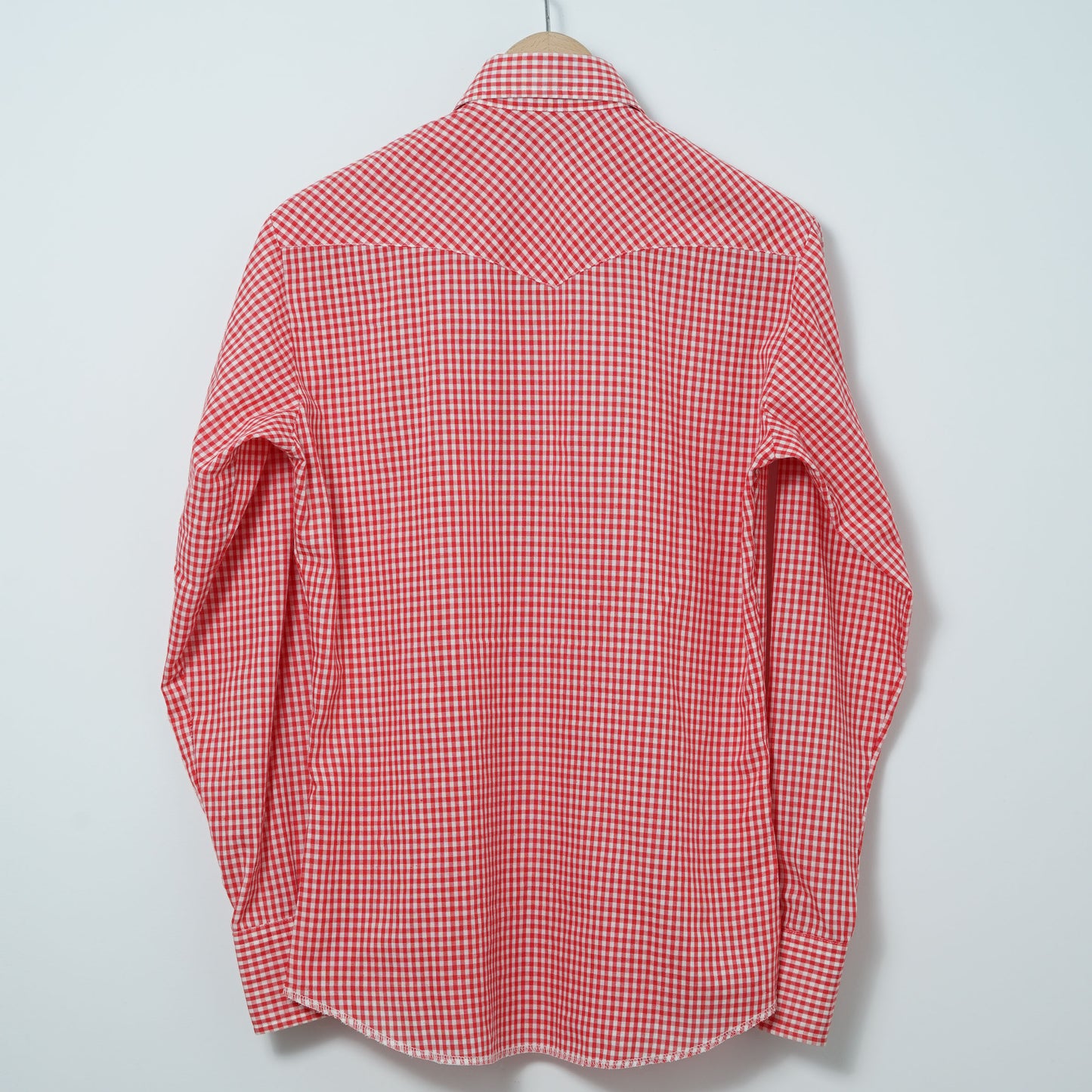 Wrangler Gingham Check Western Shirt / Late ’70s-Early '80s (Made in USA)