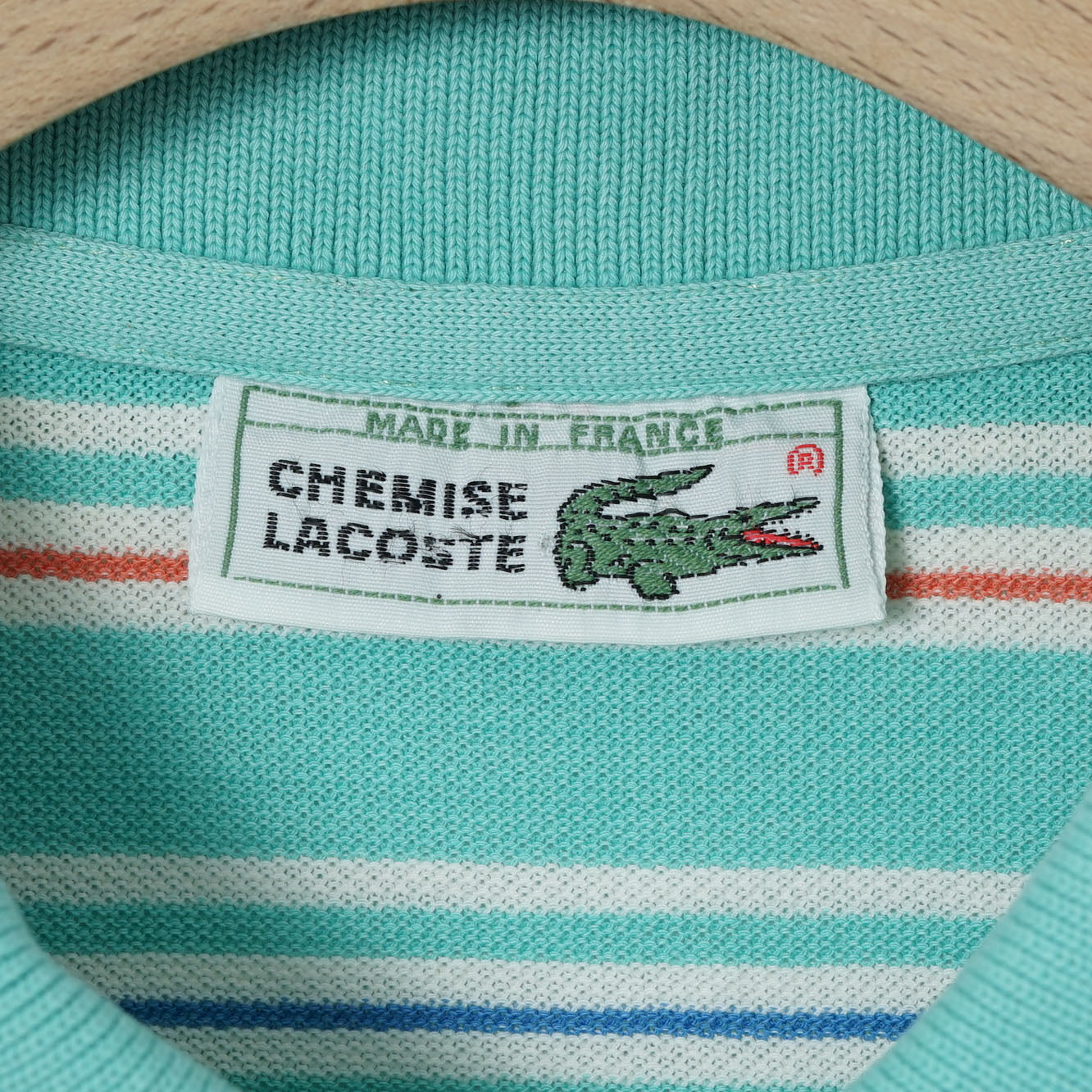 Chemise Lacoste Cotton Pique Polo Shirt / Late ’80s-Early '90s (Made in France)