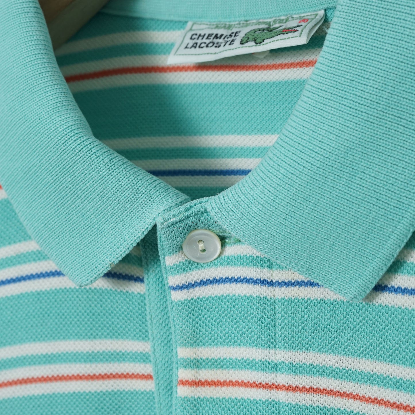Chemise Lacoste Cotton Pique Polo Shirt / Late ’80s-Early '90s (Made in France)