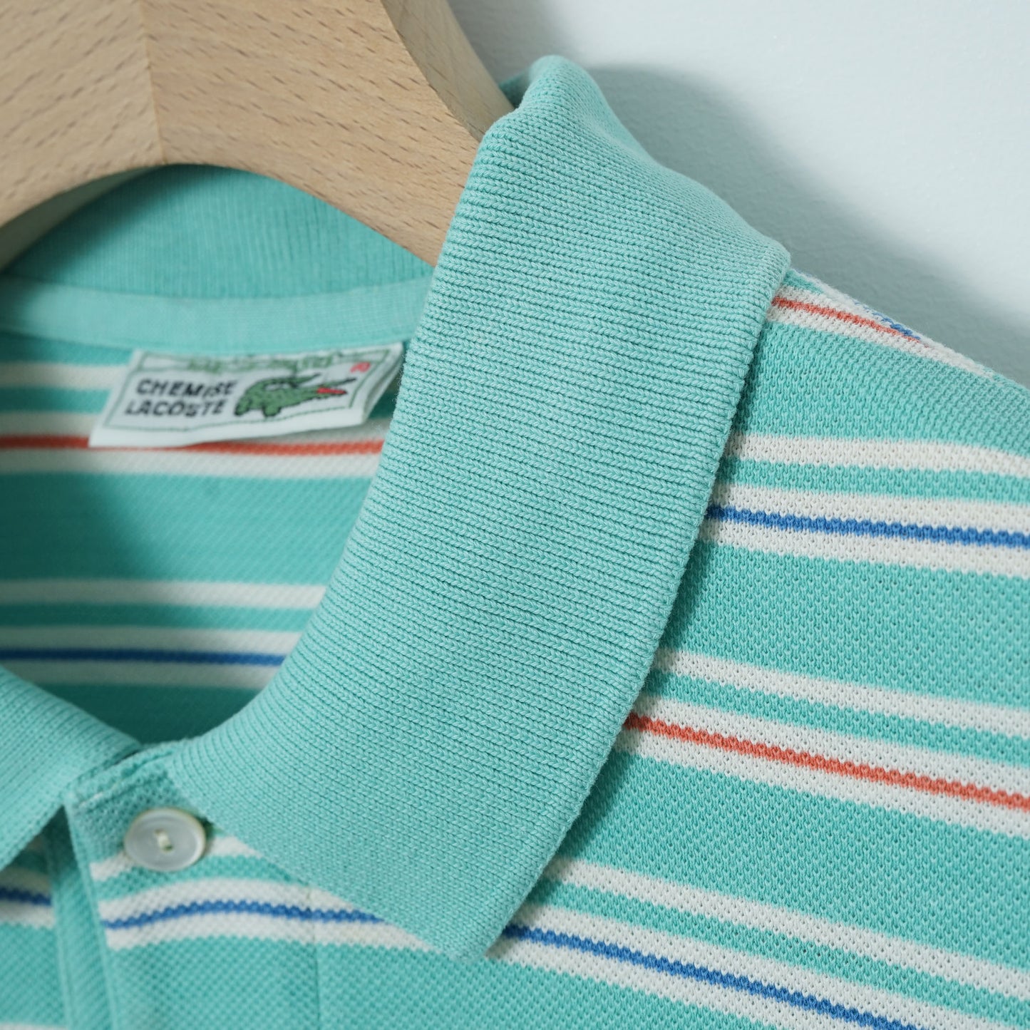 Chemise Lacoste Cotton Pique Polo Shirt / Late ’80s-Early '90s (Made in France)