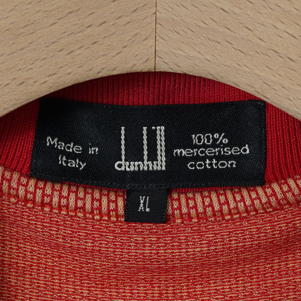 Dunhill Mercerized Cotton Polo Shirt / Late ’90s-Early '00s (Made in Italy)