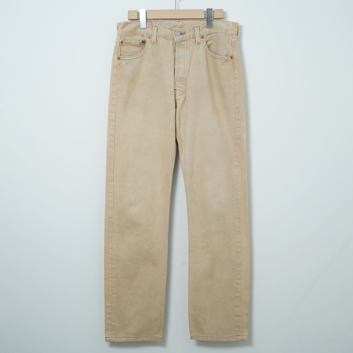 Levi’s 5 Pocket Beige Denim Pants / Late ’90s-Early '00s (Made in USA)