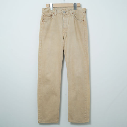 Levi’s 5 Pocket Beige Denim Pants / Late ’90s-Early '00s (Made in USA)