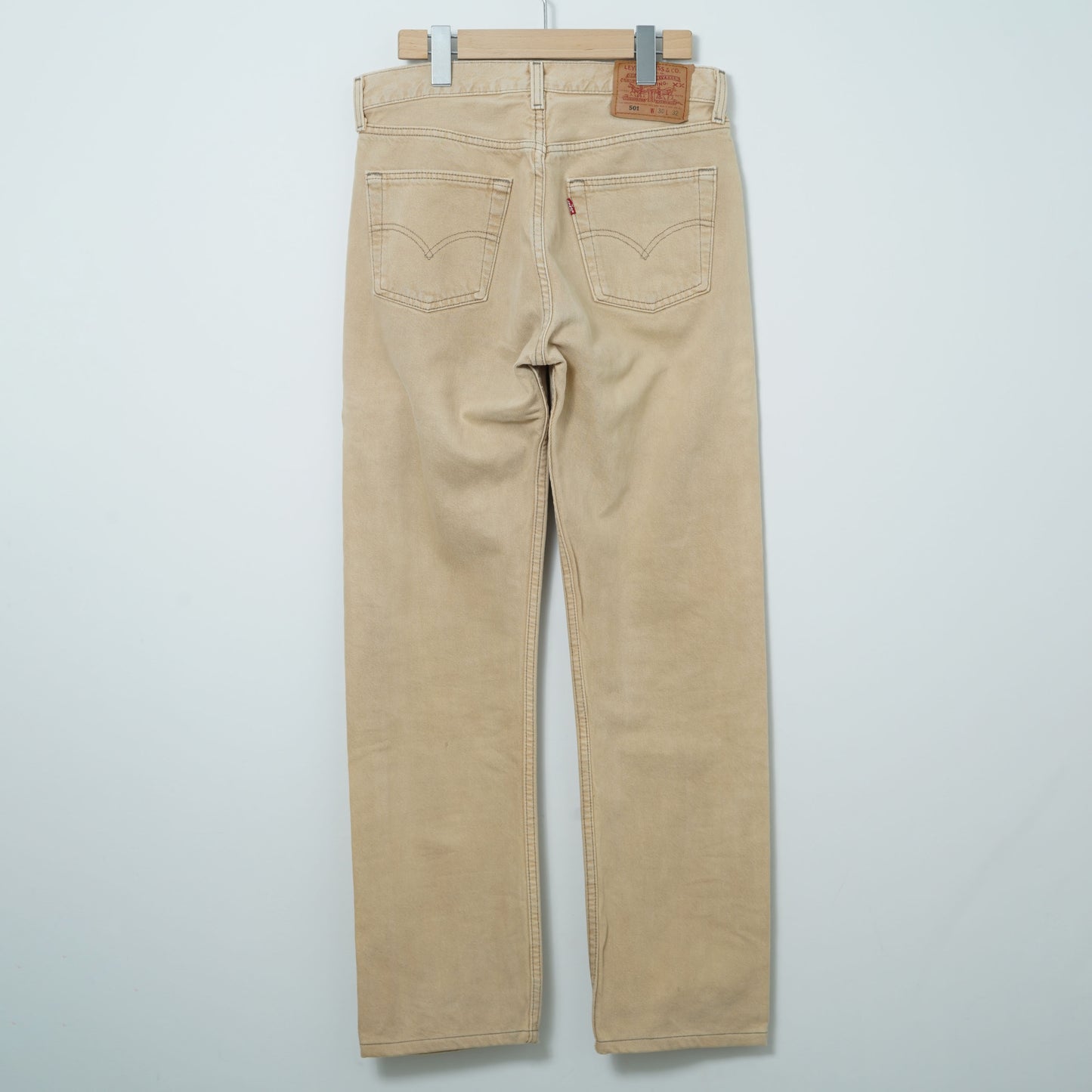 Levi’s 5 Pocket Beige Denim Pants / Late ’90s-Early '00s (Made in USA)